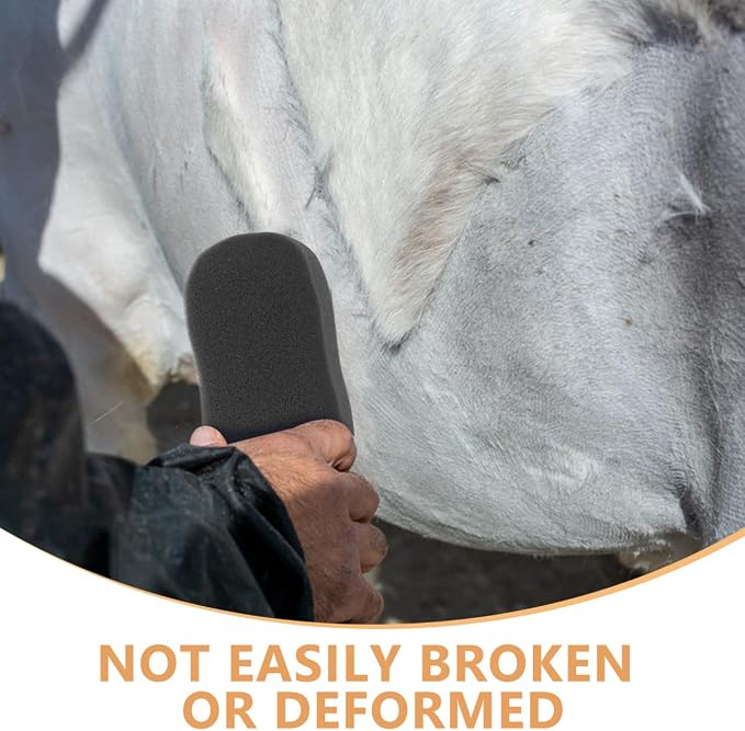 NOLITOY 5 Pcs Horse Grooming Sponges for Cleaning and Bathing Soft Comfortable Grip Sponge Kit for Removing Dirt and Sweat Marks After Riding