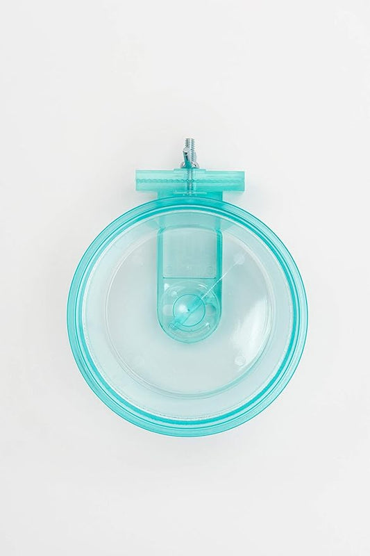 Lixit Quick Lock Removable Cage Bowls for Rabbits, Guinea Pigs, Gerbils, Ferrets, Dogs, Cats, Birds, and Other Small Animals - Made in USA (Blue, 20 Ounce)