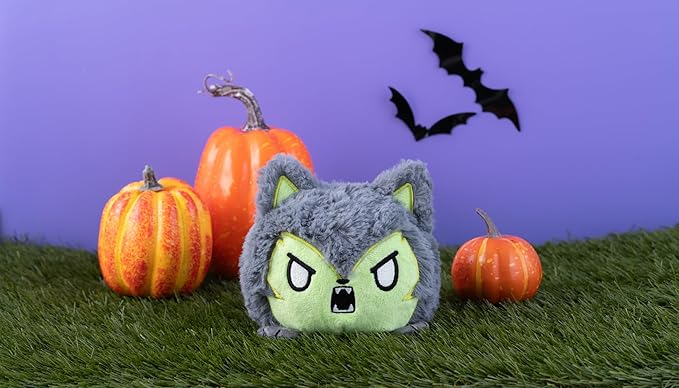 TeeTurtle Glow in The Dark Werewolf 4" Plushie - Halloween - Cute Kawaii Spooky Stuffed Animal