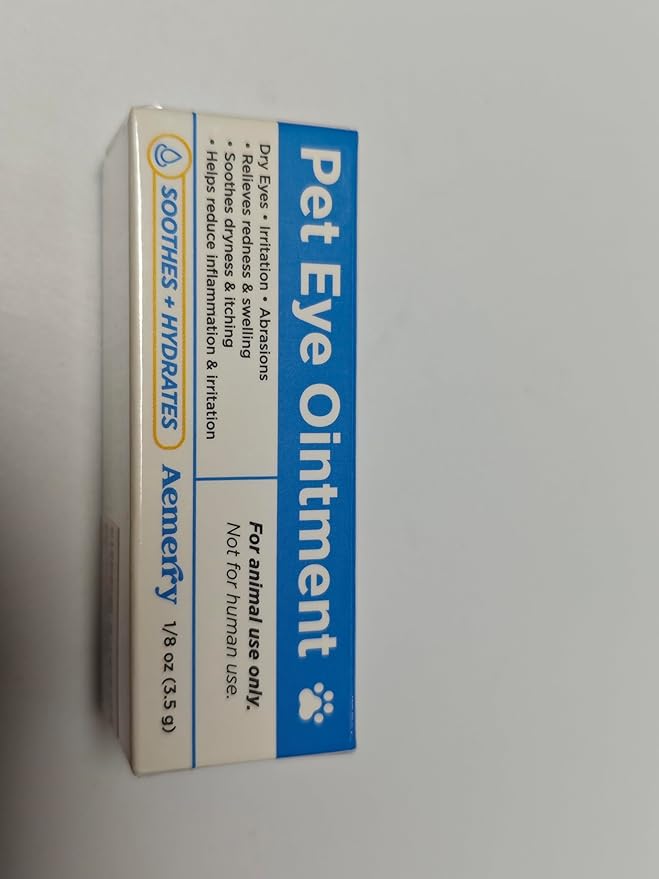 Velvet Aura Pet Eye Cream for Dogs, Cats, Horses, Cattle & Birds – 3.5g Tube Gentle Daily Eye Care Cream, Easy Application for Animal Eye Comfort