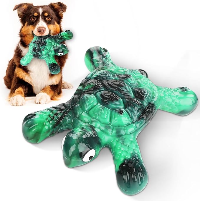 Letsmeet Heavy Duty Nylon Dog Bone Chew Toys - Real Bacon Flavor, Long-Lasting for Aggressive Chewers & Large Breeds