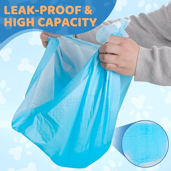 60-Pack Extra Large Dog Pee Pads 34"x28" Super Absorbent Leak-Proof Quick-Dry Puppy Pads Potty Training Pads for Dogs, XL Disposable Pet Pee Pads for Indoor Outdoor Use