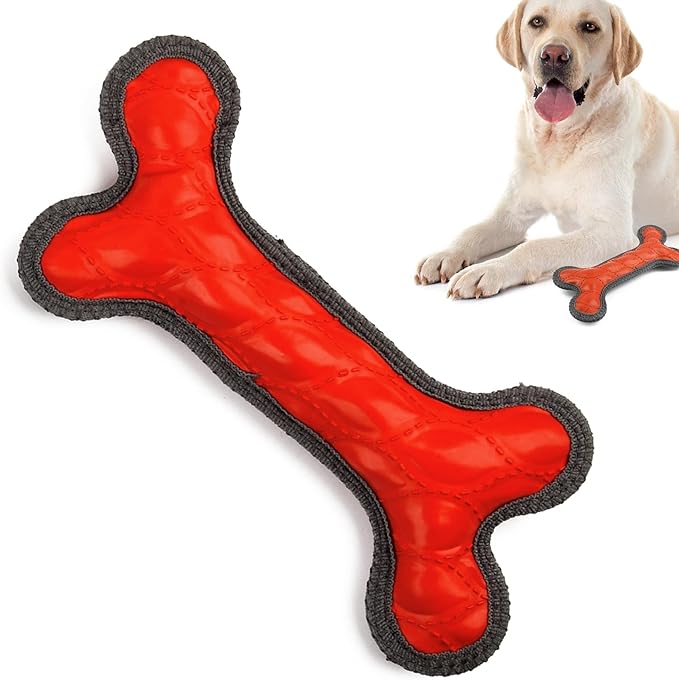 Tuff Pupper SuperChewy Tough Floating Dog Water Toy Strong Natural Rubber | Great Dog Fetch Toy | Pool Swimming Toy for Puppy| Durable Training Toy for Non-Aggressive Chewers