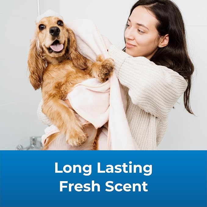 Pet-Ag Fresh ’n Clean Scented Creme Rinse Conditioner, Classic Fresh Scent - 18 oz - Reduces Mats and Tangles with Vitamin E & Aloe Vera - Strengthens & Repairs Coats - Soap Free
