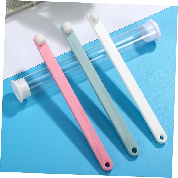 3pcs Soft Bristle PET Toothbrush Set for Dogs Cats and Rabbits Micro Head Oral Care for Small Breeds Gentle Tooth Cleaning Supplies
