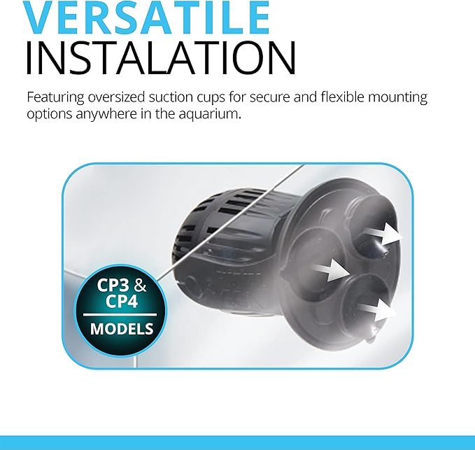 Fluval Sea CP3 Wave Maker Circulation Pump for Freshwater & Saltwater Aquariums, 14347