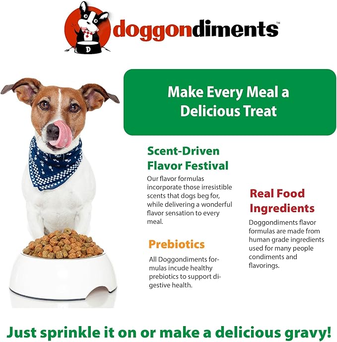 Movie Night Butter Popcorn Dog Food Topper, Fun People Food Flavors, Powder, Small & Large Breeds, Made in USA