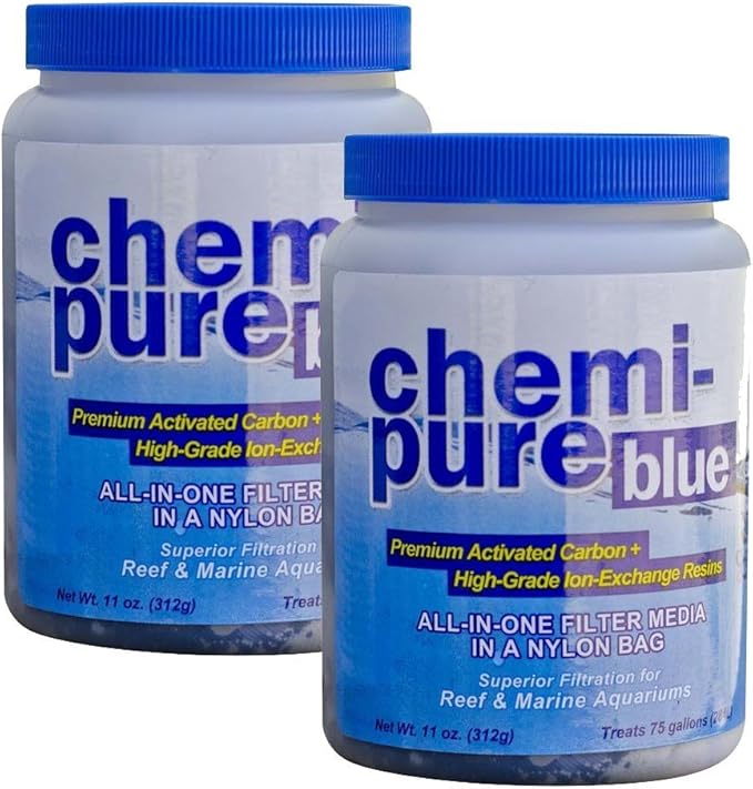 Boyd Enterprises Chemi-Pure Blue Filtration Media for Aquarium, 11-Ounce (2 Pack)