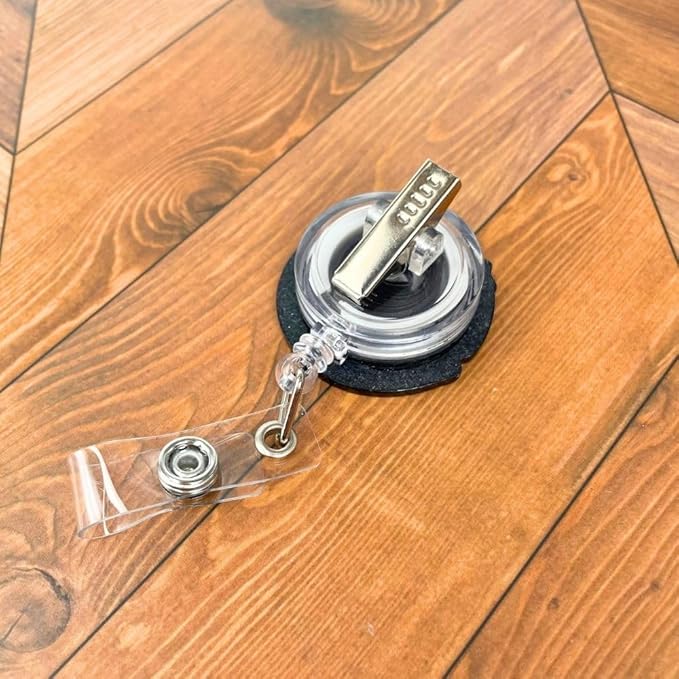 Have The Day You Deserve Badge Reel Funny Badge Holder Black Acrylic Sarcastic Skeleton Humorous Glitter Retractable Clip Name Card ID Tag for Nurse RN CNA LPN MA Medical Assistant Sassy Gifts