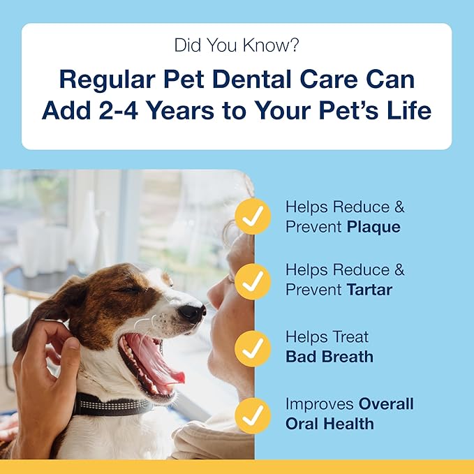 ProDen PlaqueOff Powder for Pets - Cat & Dog Breath Freshener - Plaque & Tartar Remover for Pet Oral Care - 180g (Pack of 2)