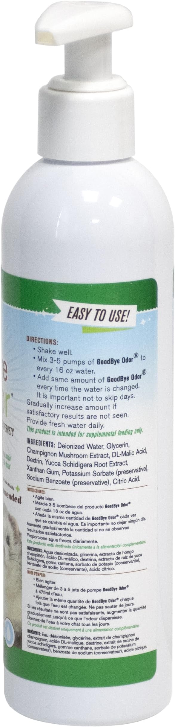 Marshall Pet GoodBye Natural Waste Deodorizer - 8oz
