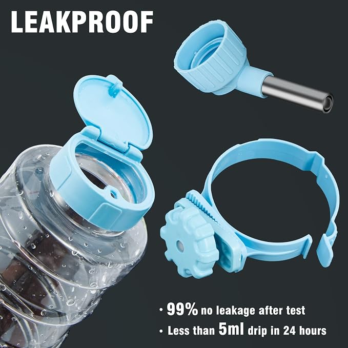 Dog Water Bottle for Crate Cage 34 oz/ 946ml BPA Free Pet Small Animal Auto Water Dispenser Feeding Leakproof Bottle for Dogs and Cats