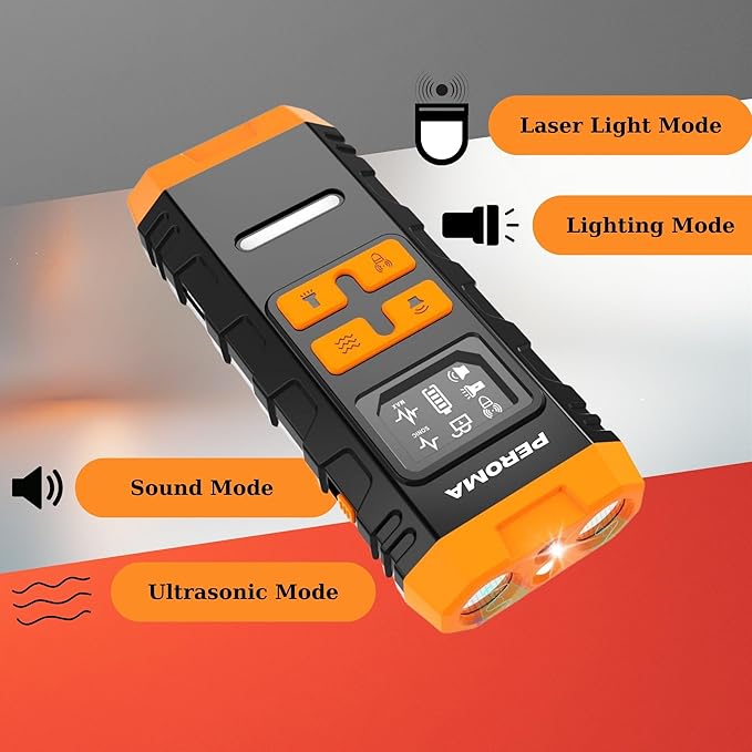 Dog Bark Deterrent Device, 5 Training Modes with Sonic/Max/Beep, Red Light & Night Flashlight, 60FT Ultrasonic Anti Barking Control – Safe, Humane, Rechargeable Indoor/Outdoor Bark Trainer for Dogs