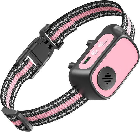 Dog Bark Collar (Pink)