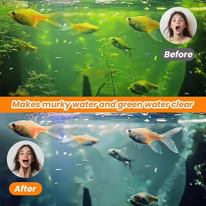hygger Aquarium Filter with UV Light for 40-80 Gallon Tank, Multi-Use Submersible Fish Tank Filter for Filtration/Algae Clean/Oxygenation/Wavemaker/Circulation