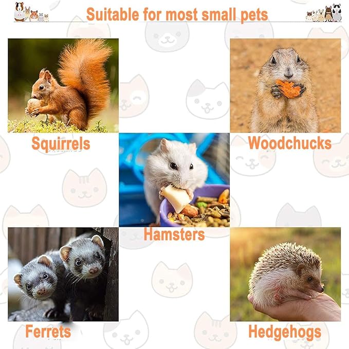 Double Hammock Hanging Tunnel for Ferret Bed and Cage Accessories, Rat Cage Hammock, Sugar Glider Toys(Purple,Heart)