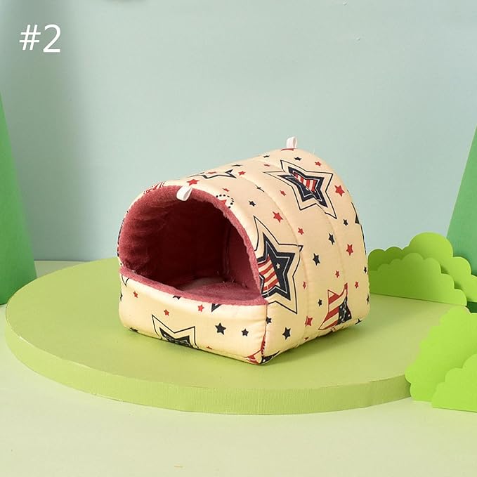 Pet Hammock Bed Habitat Decors Cage Hideouts Resting Mats Ferrets Play Winter Hideaways Pet Supplies Washable for Small Animals Hanging Bed for Small Pets