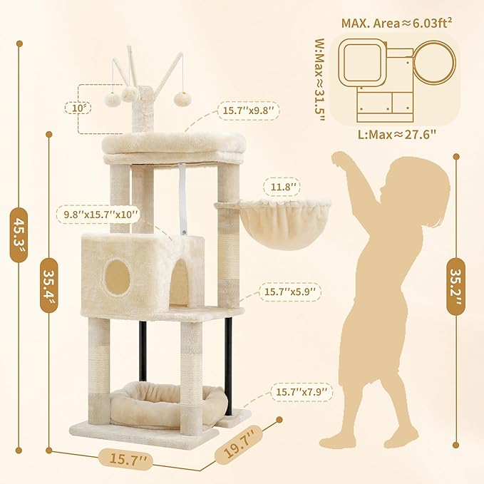 Heybly Cat Tree，HCT202SM