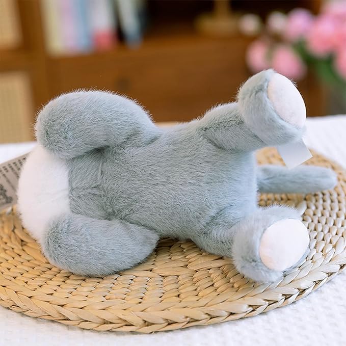Ditucu Cute Palm-Sized Cat Stuffed Animal Soft Capibara Plush Doll Small Kitten Plushies Toys Gifts for Kids Grey 7.8 inch
