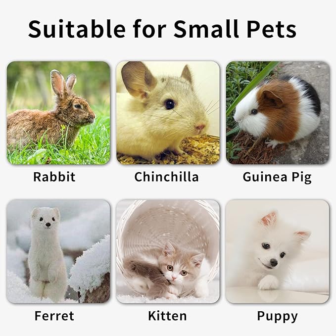 BNOSDM Rabbit Feet Pad 4 Pcs Rabbit Cage Mat Floor Plastic Bunny Resting Mat with Hole for Guinea Pig Chinchilla Ferret Small Animal (Green)