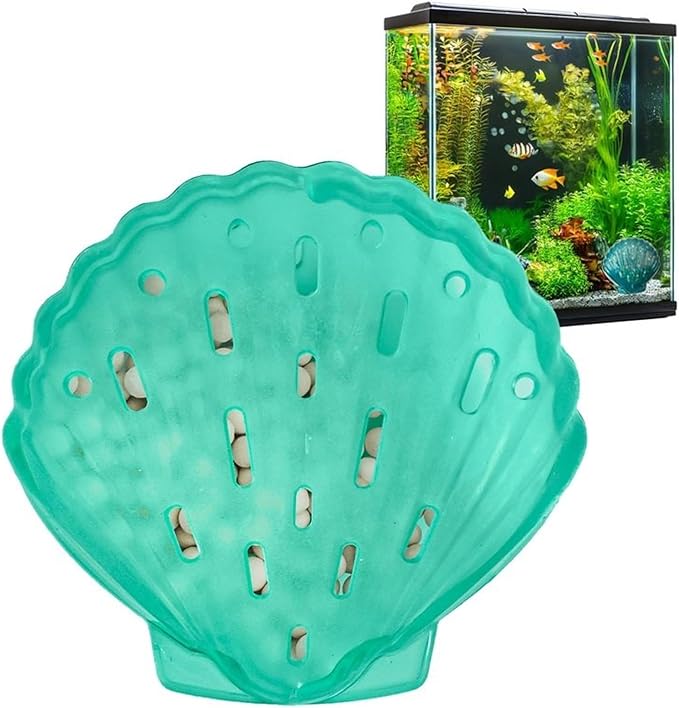 Cletus The Water Conditioning Clam - 1 Pack, Blue - Fish Tank & Aquarium Water Preparation, Chlorine Neutralizer & Heavy Metal Filtration