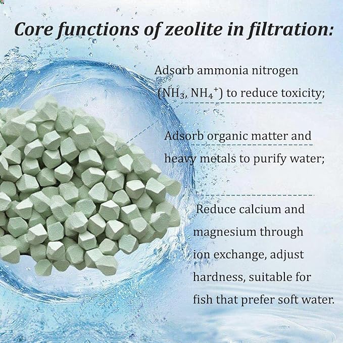 Aquarium 8 Pack Rite-Size C Filter Cartridges with Zeolite, Compatible with Penguin PRO Power Filters 275/375, Power Filters 200/350