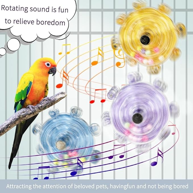 Budgie Toys, Parakeet Training Toy, Interactive Bird Educational Toy for Small Birds, Cockatiel Toys, Fun Parakeet Toys, Lovebird Toys, Quaker Parrot Toys, Bird Toys for Conures (Red)