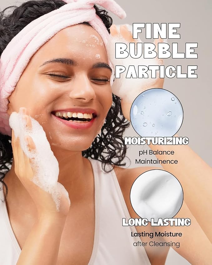 CHASIN' RABBITS Mindful Bubble Cleanse | Vegan All In One Face to Body Bubble Cleanser | Pore Purifying with Charcoal face wash for mens, For Oily Skin | 200mL/6.76 fl. oz