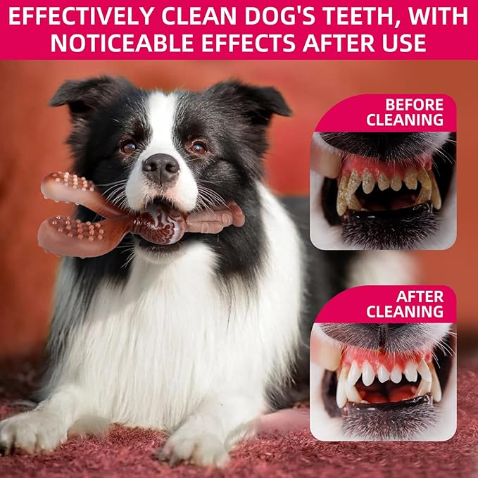 Indestructible Dog Toys for Aggressive Chewers, Tough and Durable Chew Toys for Large Medium Dogs, Interactive Dog Chew Toys to Keep Them Busy (E Rabbit+Crab)