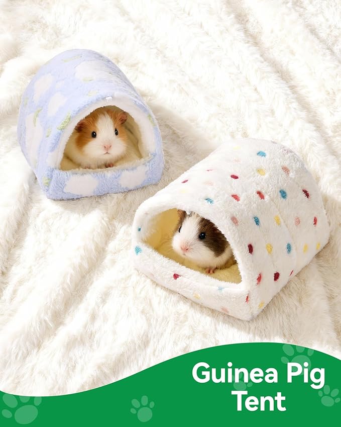 Hamster Hideout Hamster House,Washable Guinea Pig Cage Small Animal Cage Accessories for Mouse Chinchillas Hamsters Hedgehogs Ferrets Bearded Dragons and Rats