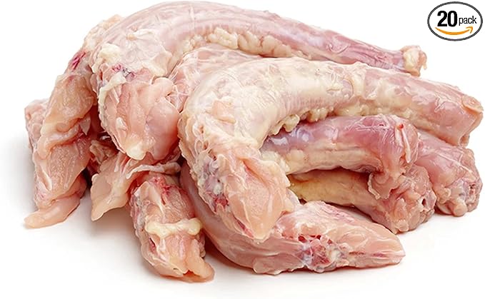 Raw Paws Frozen Raw Chicken Necks for Dogs, 20 lb - Made in USA - Fresh Meaty Bones - Frozen - All-Natural Meaty Bones for Dogs - Healthy Edibles