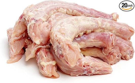 Raw Paws Frozen Raw Chicken Necks for Dogs, 20 lb - Made in USA - Fresh Meaty Bones - Frozen - All-Natural Meaty Bones for Dogs - Healthy Edibles
