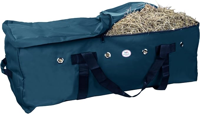 Durable Nylon Hay Bale Storage Bag - Large & Extra Large Sizes by Majestic Ally