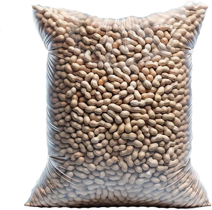 Old Potters Wildlife Peanuts, 50 lbs for Birds, Squirrels, and Wildlife. USA Grown Non-GMO, Small Farm, Raw in-Shell Peanuts. Wildlife Grade. (in-Shell, 50 lbs)
