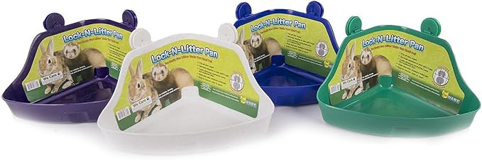 Ware Manufacturing Plastic Lock-N-Litter Pan for Small Pets, Colors May Vary