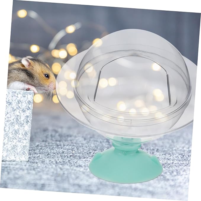 ORFOFE Hamster Bathroom Litter Box Deep Edges Sturdy Sand Bath for Small Animals for Gerbils Guinea Pigs and Chinchillas Fun and Practical Bathing Room
