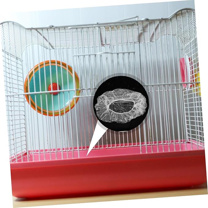 Abaodam 50Pcs Disposable Pet Waste Tray Film Small Animal Urinal Pads for Rabbit Guinea Pig Cage Liner Easy to Use Lightweight Cleaning Films for Pet Care and