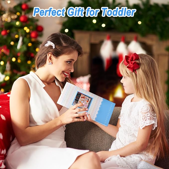 8pcs Wooden Puzzles for Toddlers 1-2-3-4, Farm Toddler Puzzles Ages 1-2-3-4, Montessori Educational Jigsaw Toys Preschool Puzzle Christmas Birthday Gift for Kids Girl Boy 1-4 Year Old