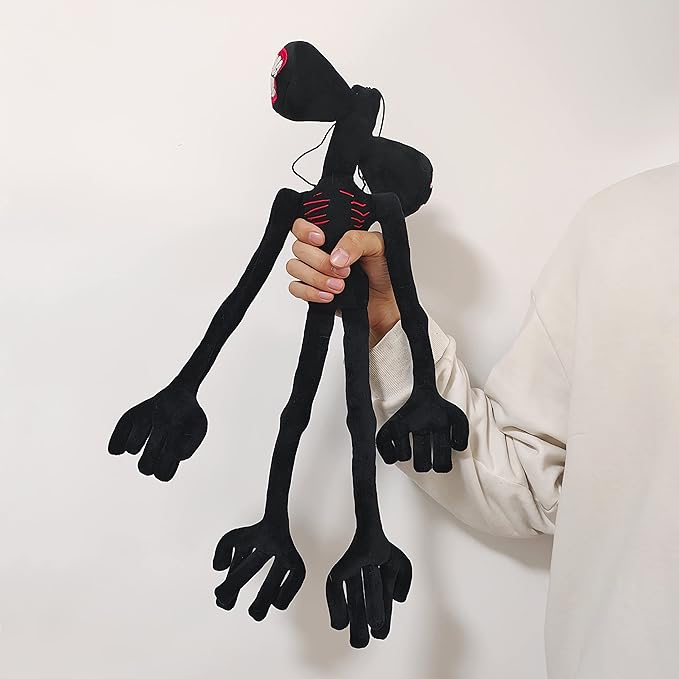 Monster Plush Stuffed Toys Limbs Movable Cartoon Cat and Dog Doll 22 inch, Plush Toys for Home Decoration The Best Gift for Halloween and Christmas Party Birthday Gift (Black Head)