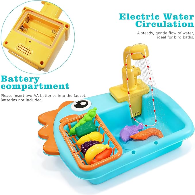 Bird Bathtub Parrot Shower Box, Bird Automatic Bathtub with Faucet Bird Bathing Tub Container Cage Accessory for Parakeet, Ferret, Budgie, Cockatiel
