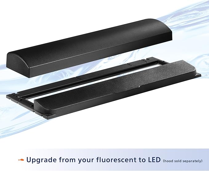 Aqueon LED Fish Tank Aquarium Strip Light Fixture, 20 Inch