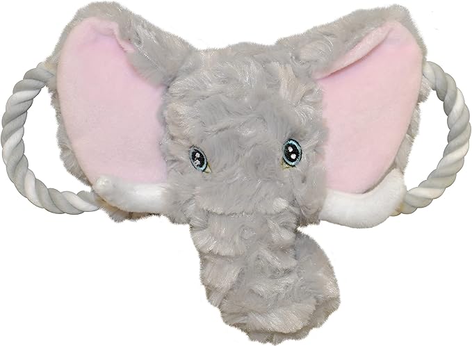 Jolly Pets Jolly Tug-a-Mal Elephant Tug/Squeak Toy, Large (JTA44)
