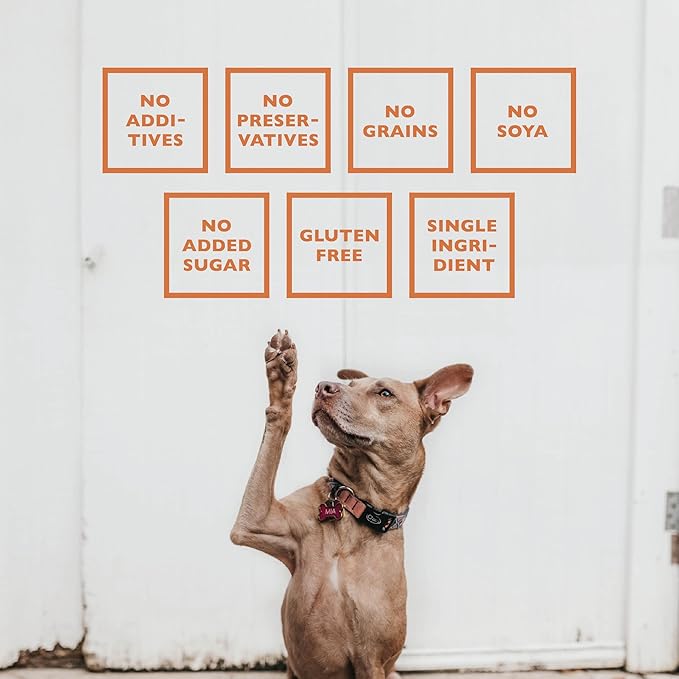 Lamb Ears for Dogs - High Protein, Low Fat Chew Treats | Gluten Free, Soya Free Lambs Ear Snack | 100% Natural with Fur, Healthy Chews for Canines | Long Lasting Dental Support | Grain Free | 3.5oz