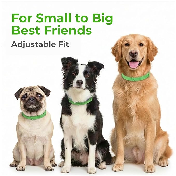 FurLife Flea and Tick Collar for Dogs – Waterproof Black Dog Collar, Pet Supplies for Tick and Flea Prevention for Dogs, Safe for All Breeds