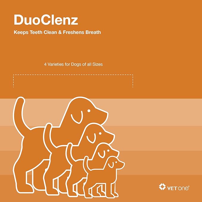 VetOne: DuoClenz Rawhide Dental Hygenic Chews for Extra Large-sized Dogs, 30-Count Bag