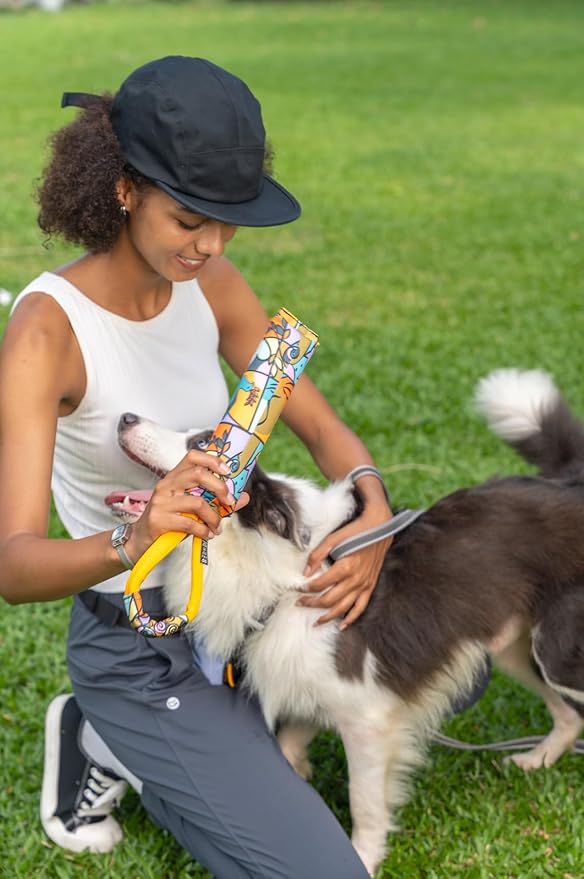 OllyDog Tugger | Durable Dog Tug Toy | Recycled | Tough Dog Bite Pillow | Handle | Interactive Pull Toy | Fetch & Training (Cloud9)