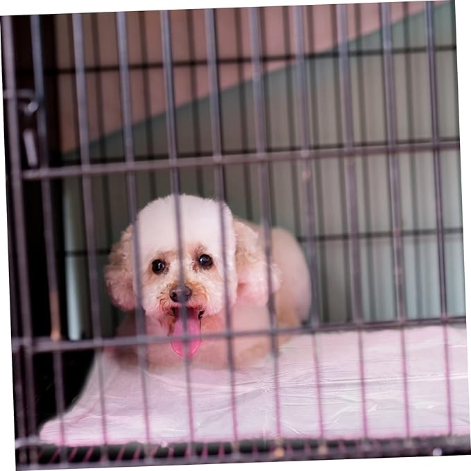 VICASKY 100Pcs Disposable Rabbit Cage Pee Cleaning Film Leakproof Pet Cage Cleaning Pads Convenient Disposable Design for Easy Pet Care for Animals