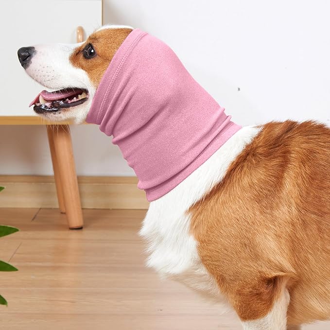 Nanaki Dog Calming Hoodie with Ear Wraps for Anxiety Relief - Ear Protection for Dogs during Fireworks, Warp, or Grooming