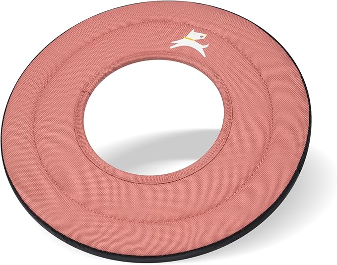 OllyDog Mini Super Flyer, Floating Dog Disc for Water Play – Soft Durable Dog Fetch Toy, Eco-Friendly Recycled Material, Gentle on Teeth, Lightweight Flying Disc for Medium, Small Dogs (Desert, 9")