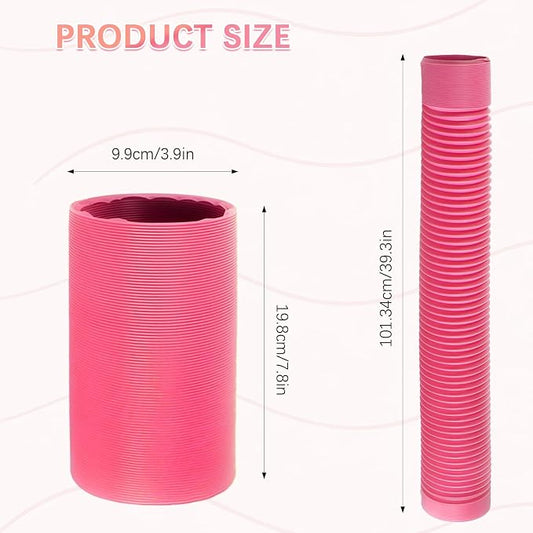 3 Packs Pet Fun Tunnels, Small Animal Tunnel, Foldable Plastic Hamster Tunnel, Tube Pets Hideaway, Pet Mouse Training Hideout Tunnels for Guinea Pigs, Chinchillas, Rats, Ferrets, Dwarf Rabbits
